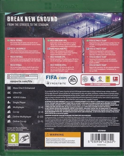 Fifa 20 Champions Edition - Xbox One Spil (B-Grade) (Genbrug)